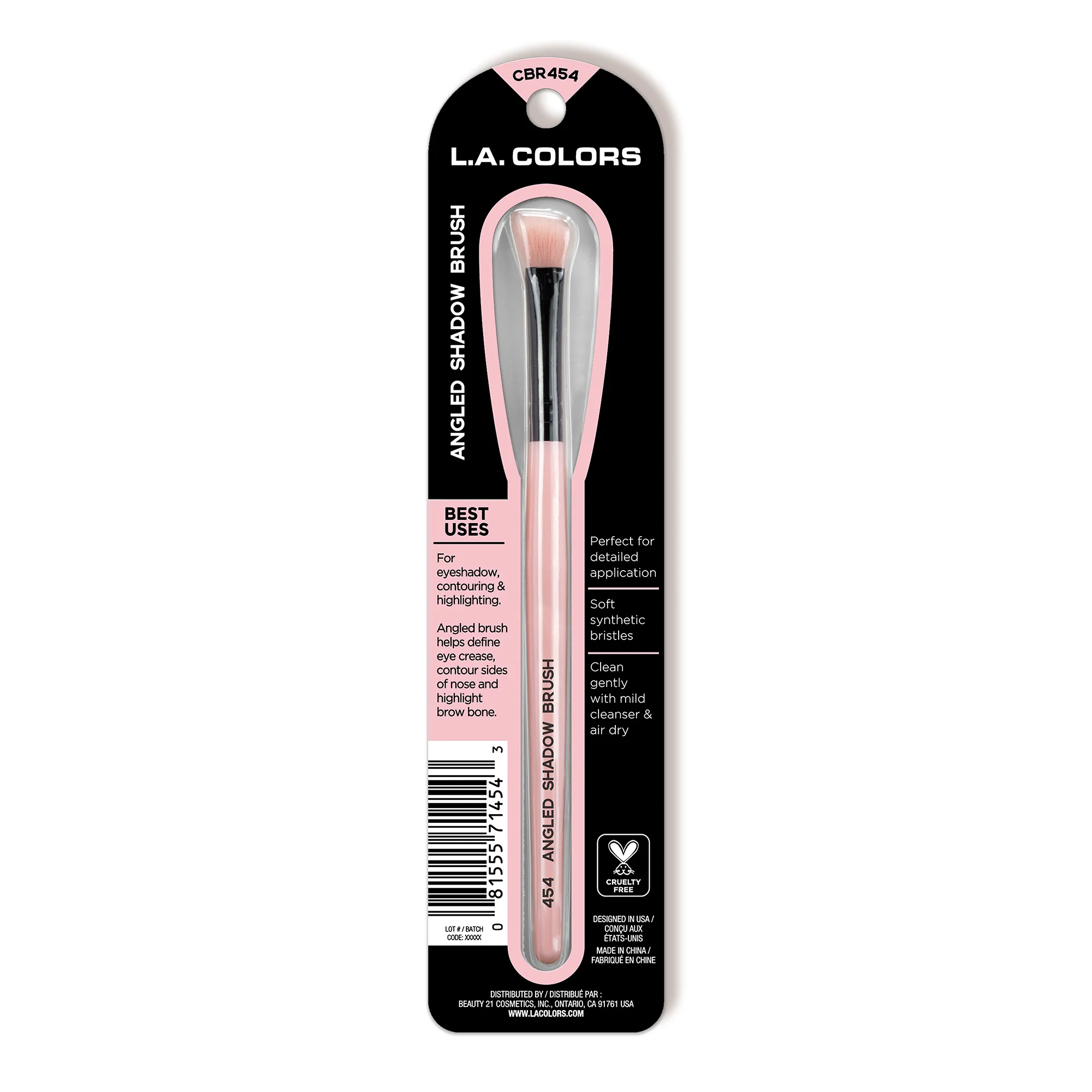 Essential Pink Angled Shadow Brush - Image 3