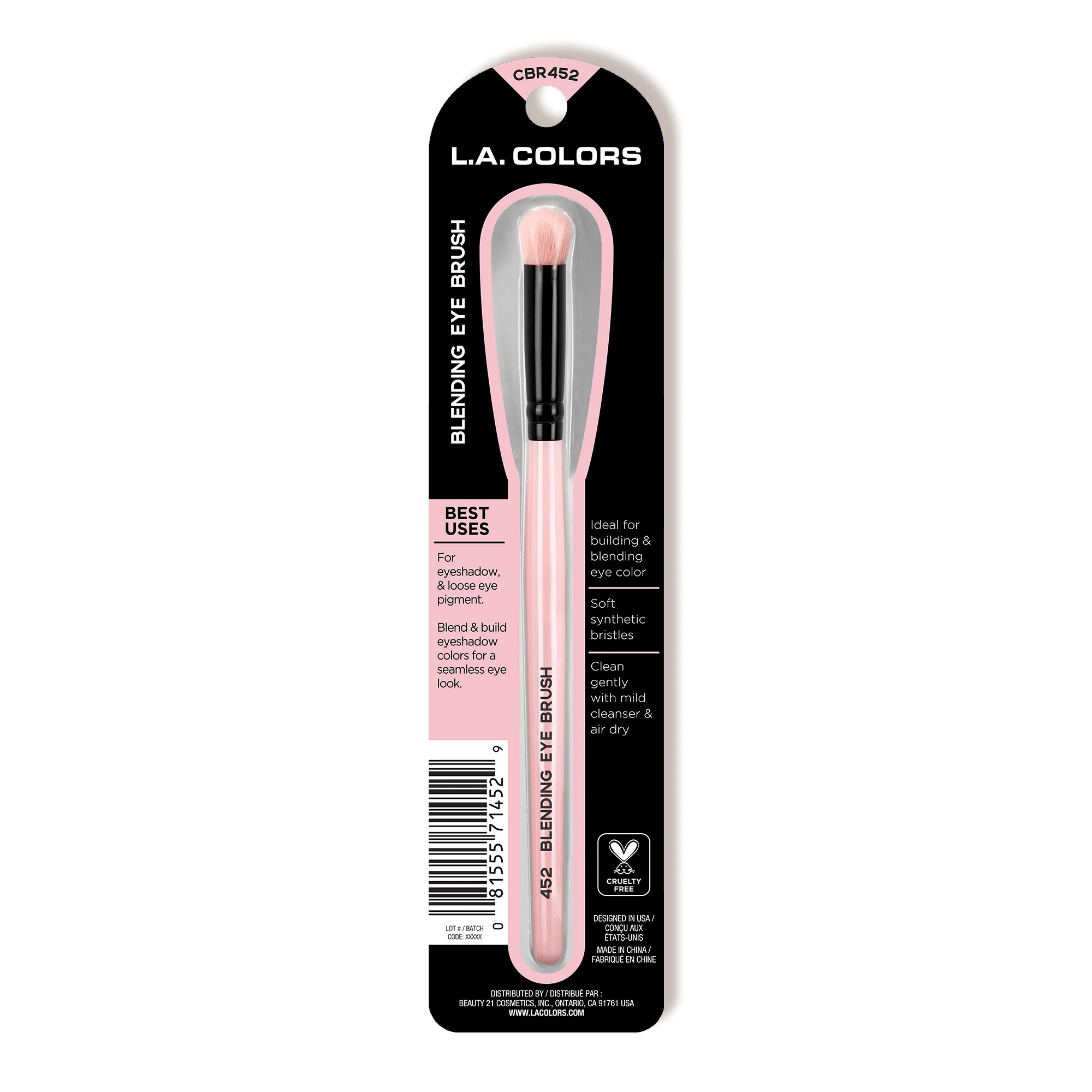 Essential Pink Blending Eye Brush - Image 3