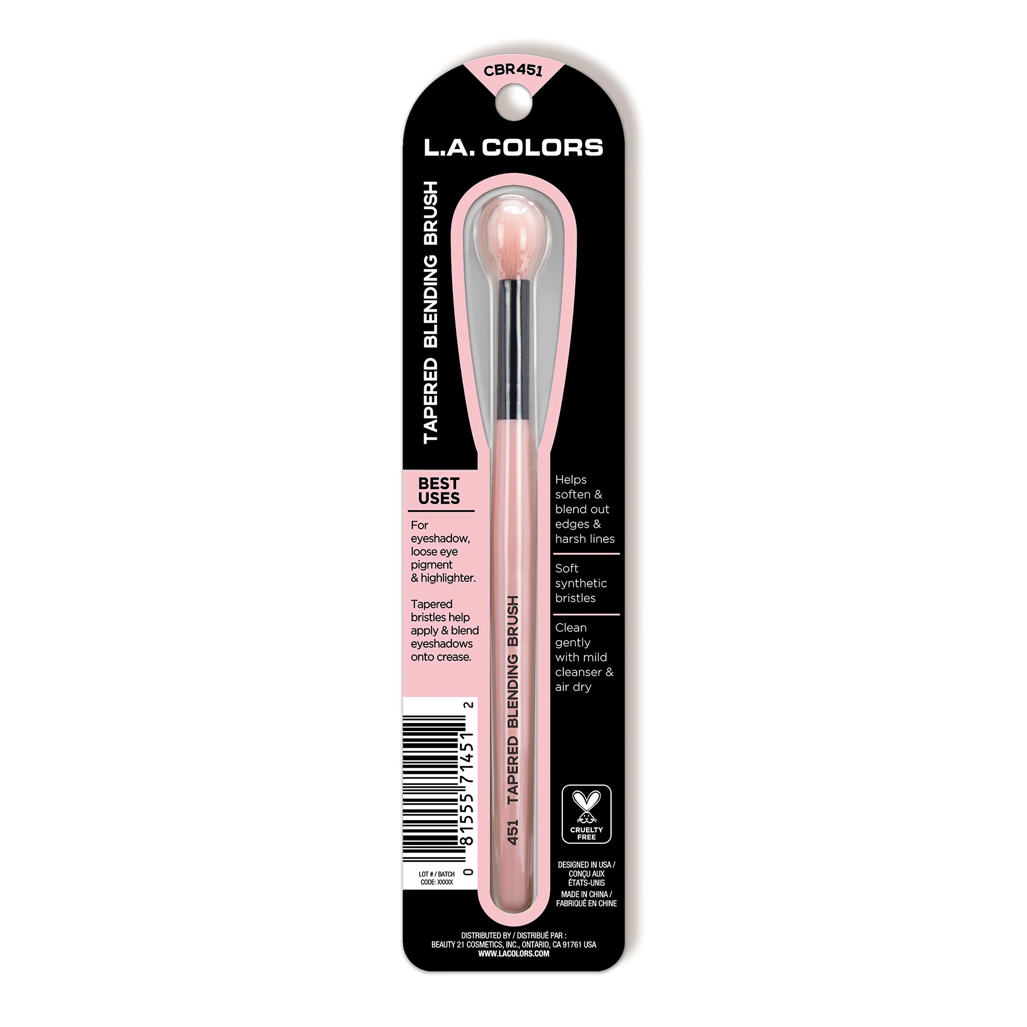 Essential Pink Tapered Blending Brush - Image 3