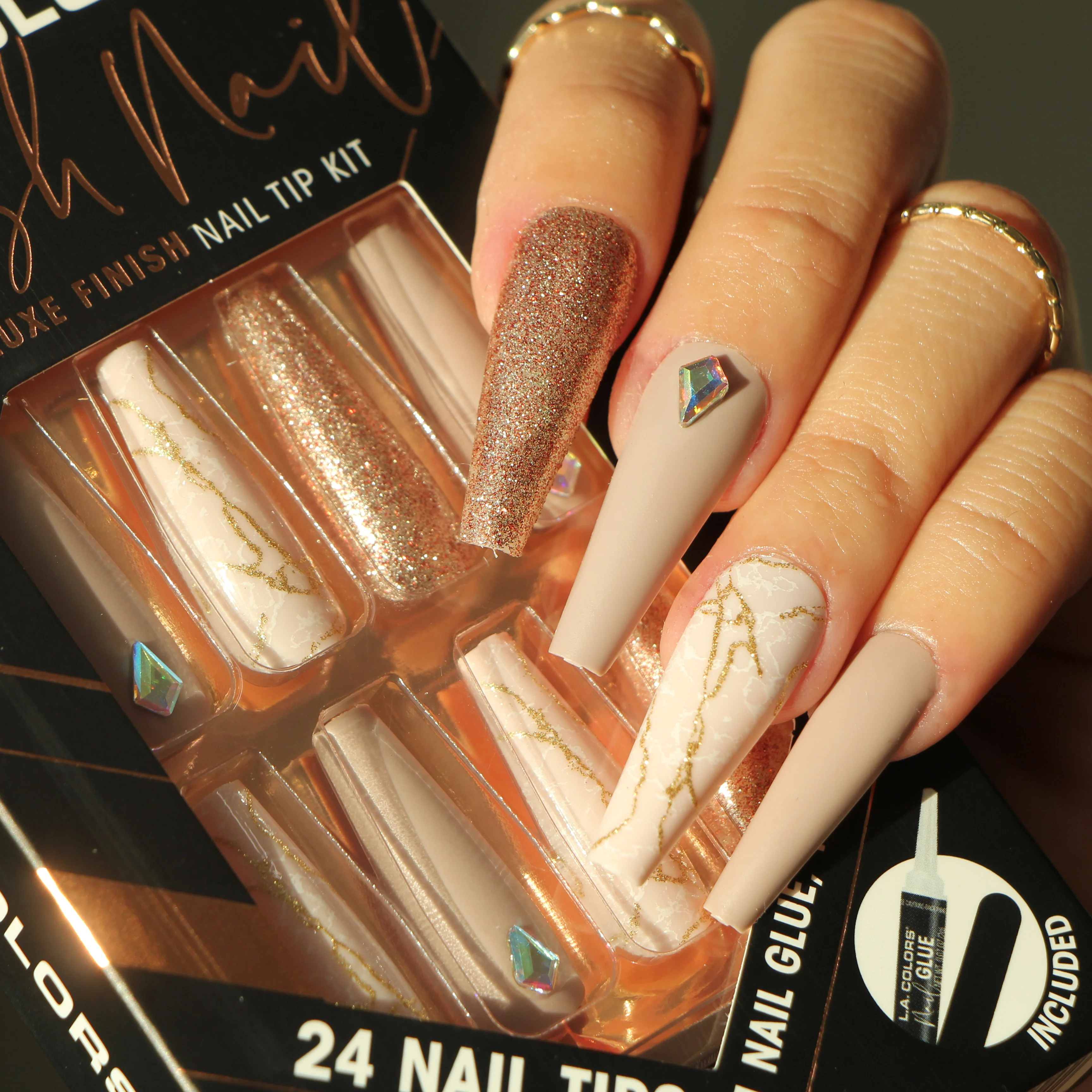 Lavish Nail Luxe Finish Nail Tip Kit (carded) - Image 12