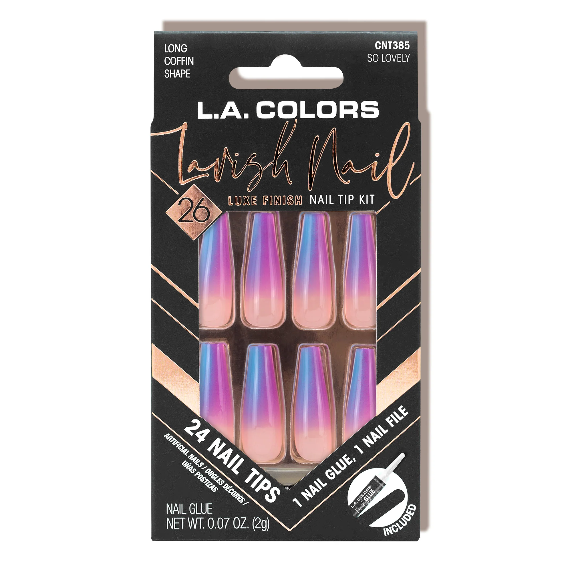Lavish Nail Luxe Finish Nail Tip Kit (carded) - Image 17