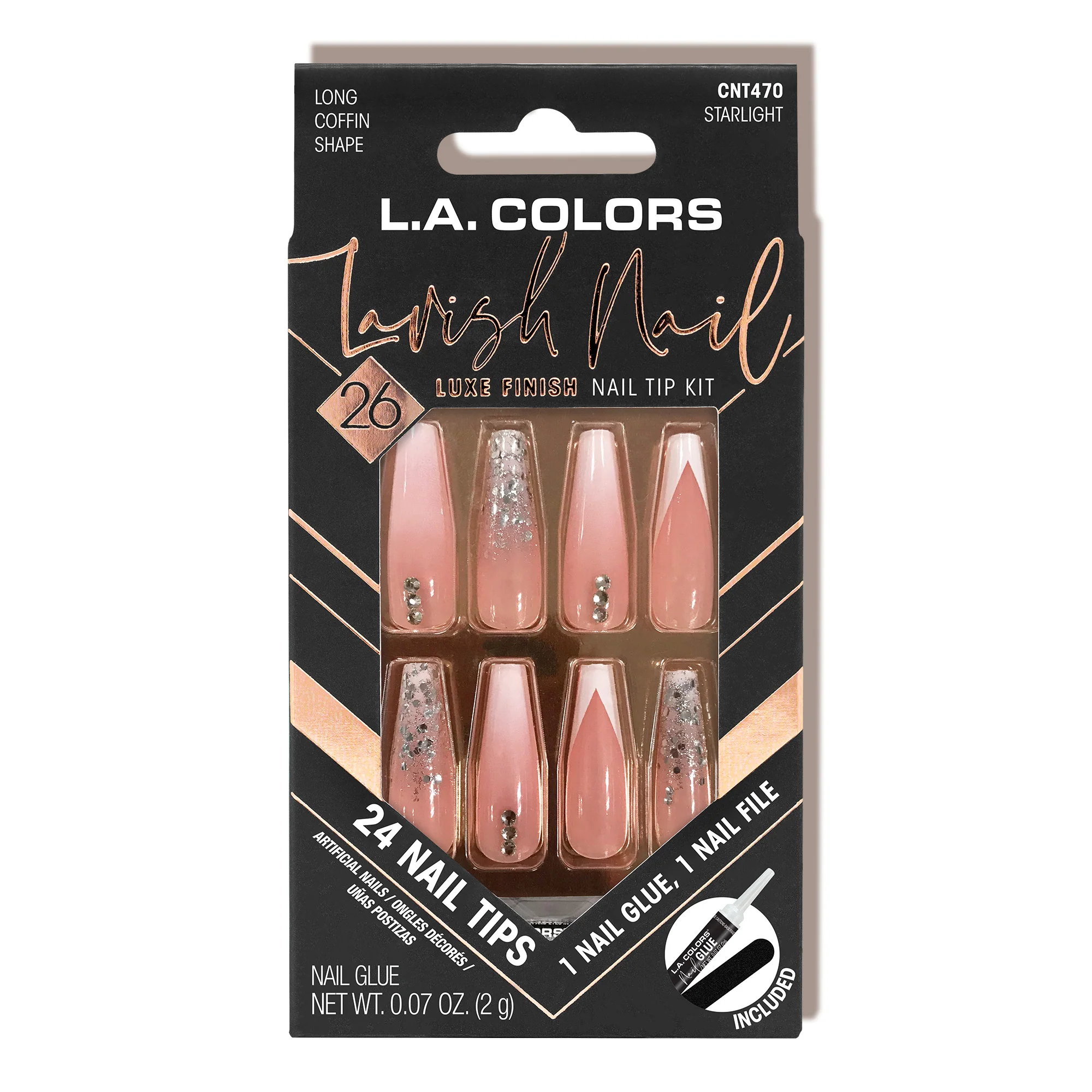 Lavish Nail Luxe Finish Nail Tip Kit (carded) - Image 25