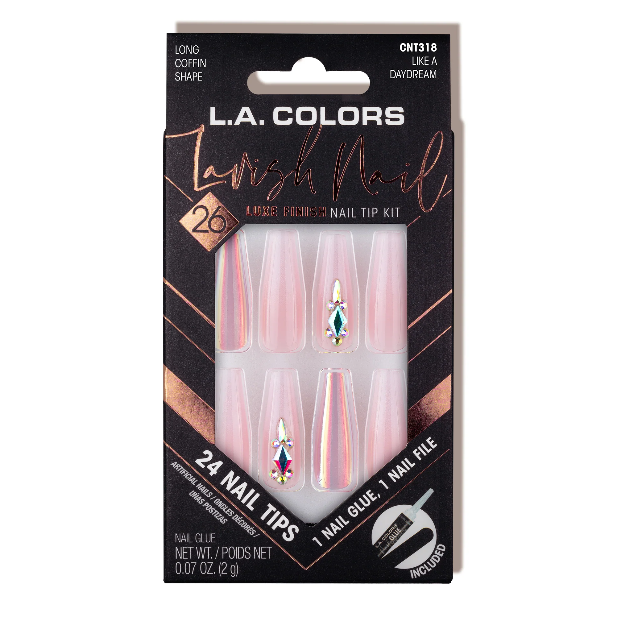 Lavish Nail Luxe Finish Nail Tip Kit (carded) - Image 3