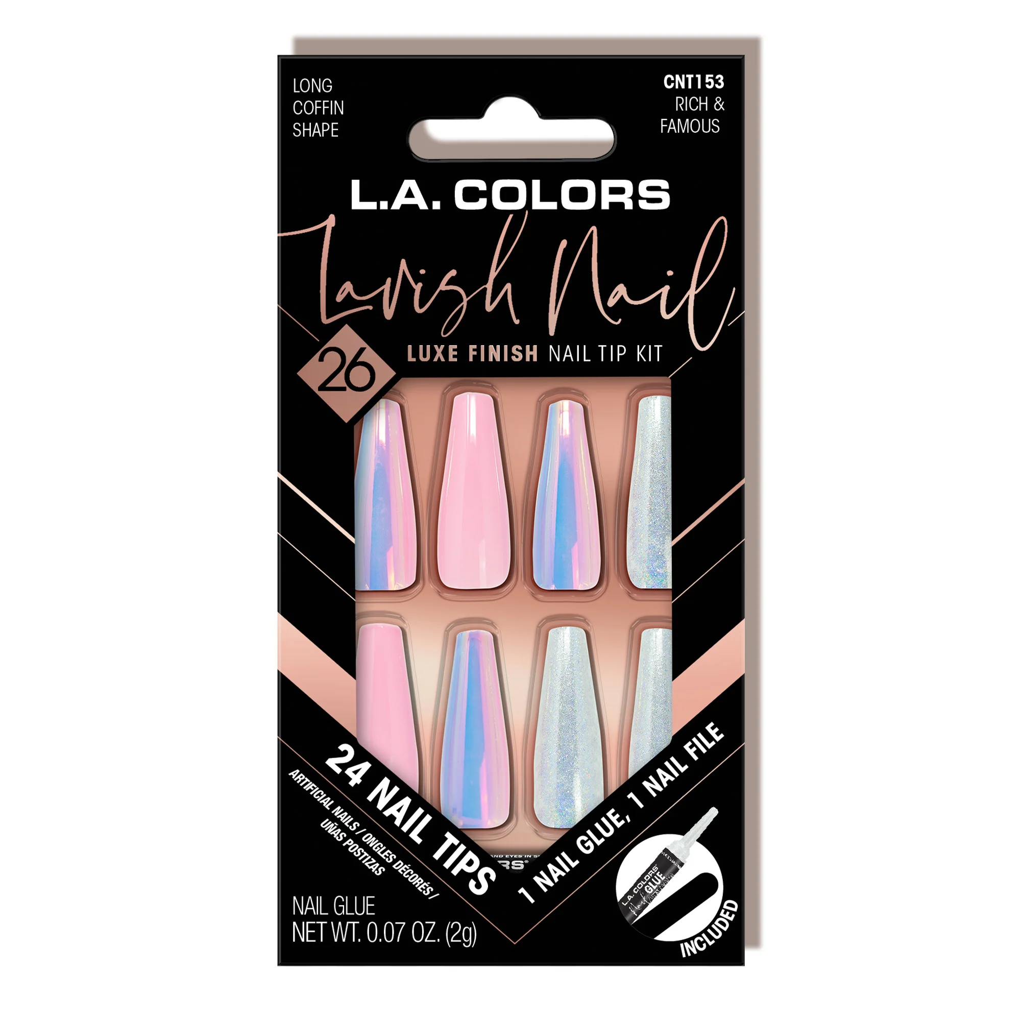 Lavish Nail Luxe Finish Nail Tip Kit (carded) - Image 4