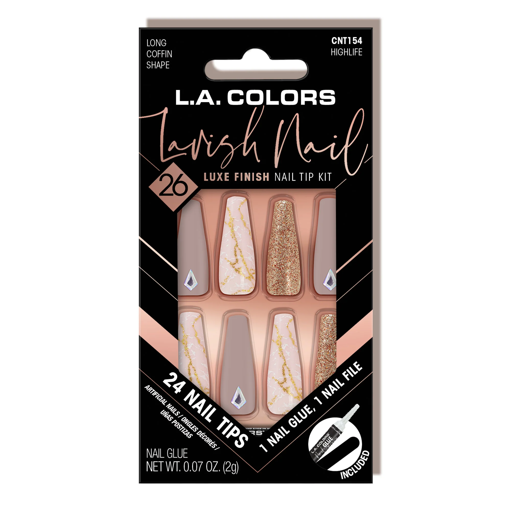 Lavish Nail Luxe Finish Nail Tip Kit (carded) - Image 5