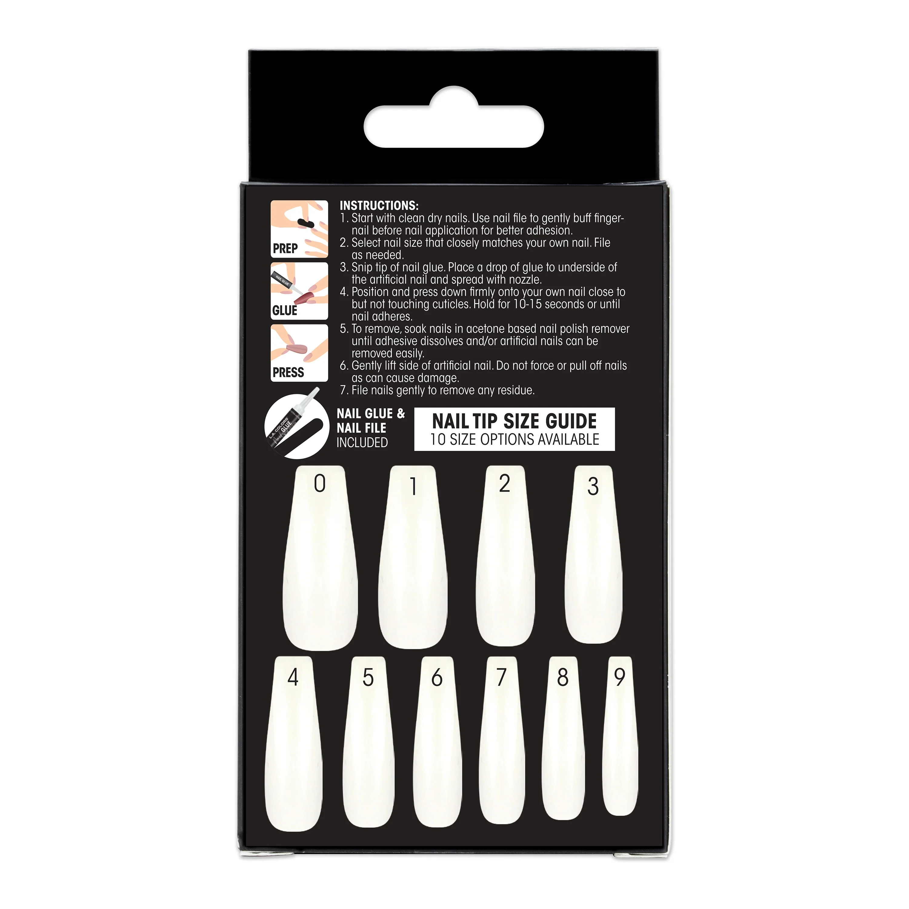 Lavish Nail Luxe Finish Nail Tip Kit (carded) - Image 63