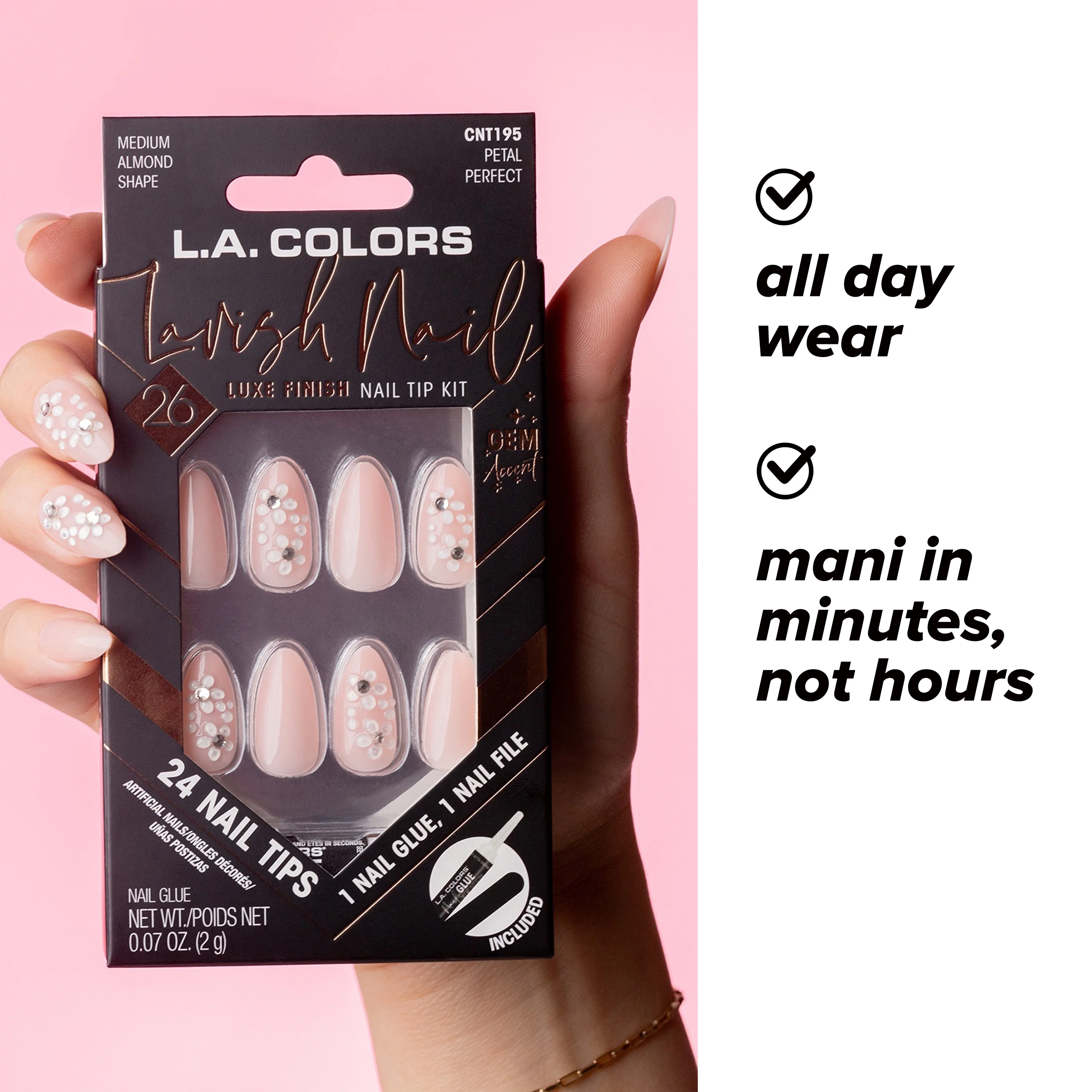 Lavish Nail Luxe Finish Nail Tip Kit (carded) - Image 64
