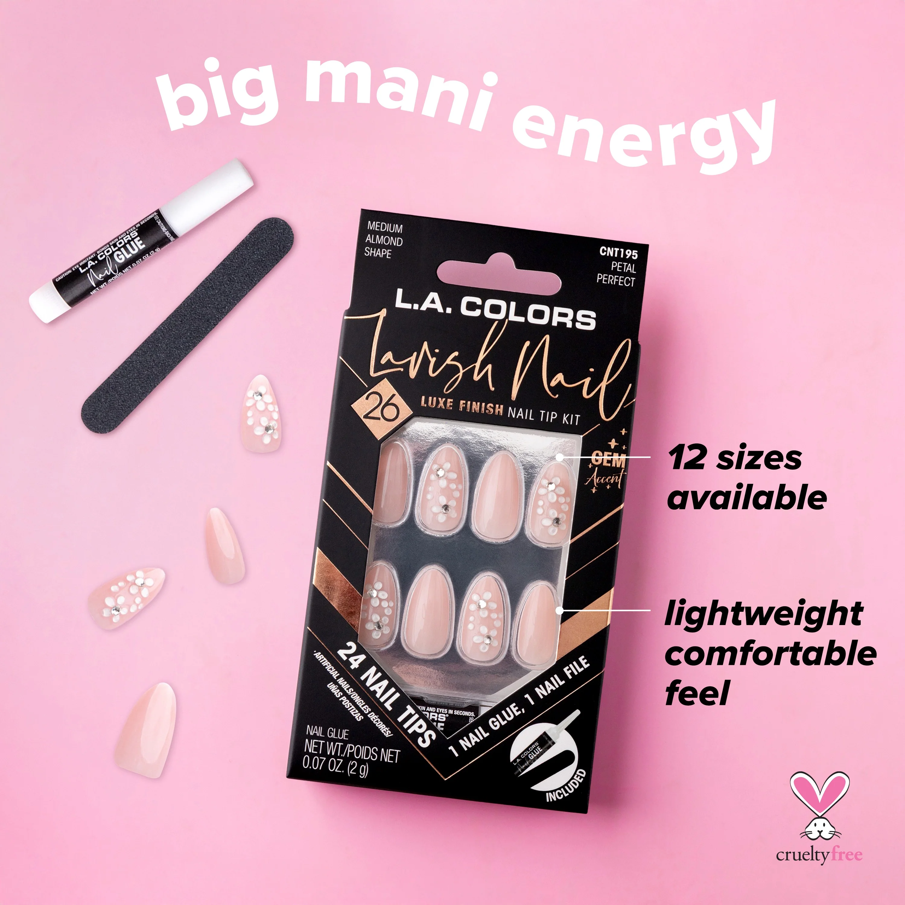 Lavish Nail Luxe Finish Nail Tip Kit (carded) - Image 65