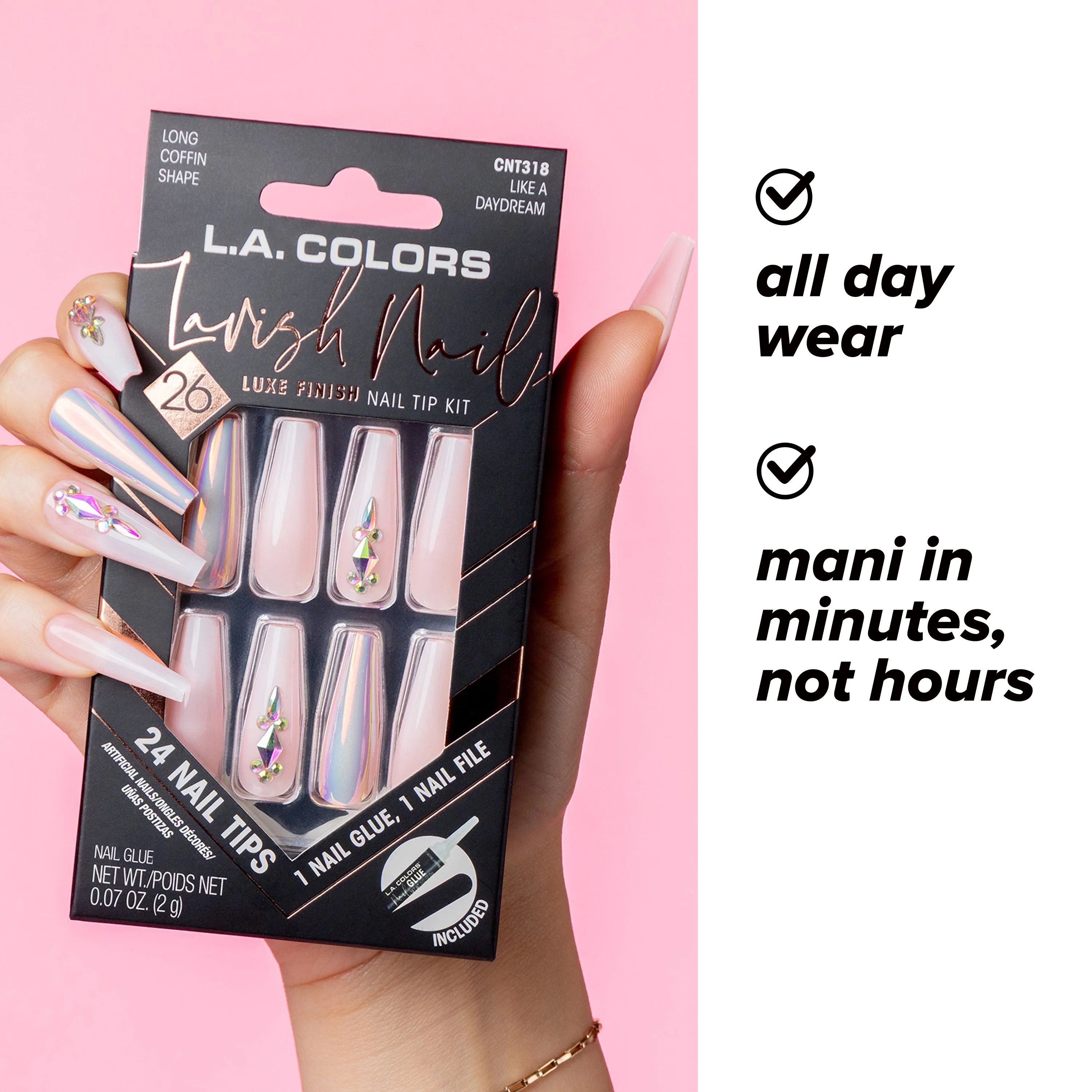 Lavish Nail Luxe Finish Nail Tip Kit (carded) - Image 68