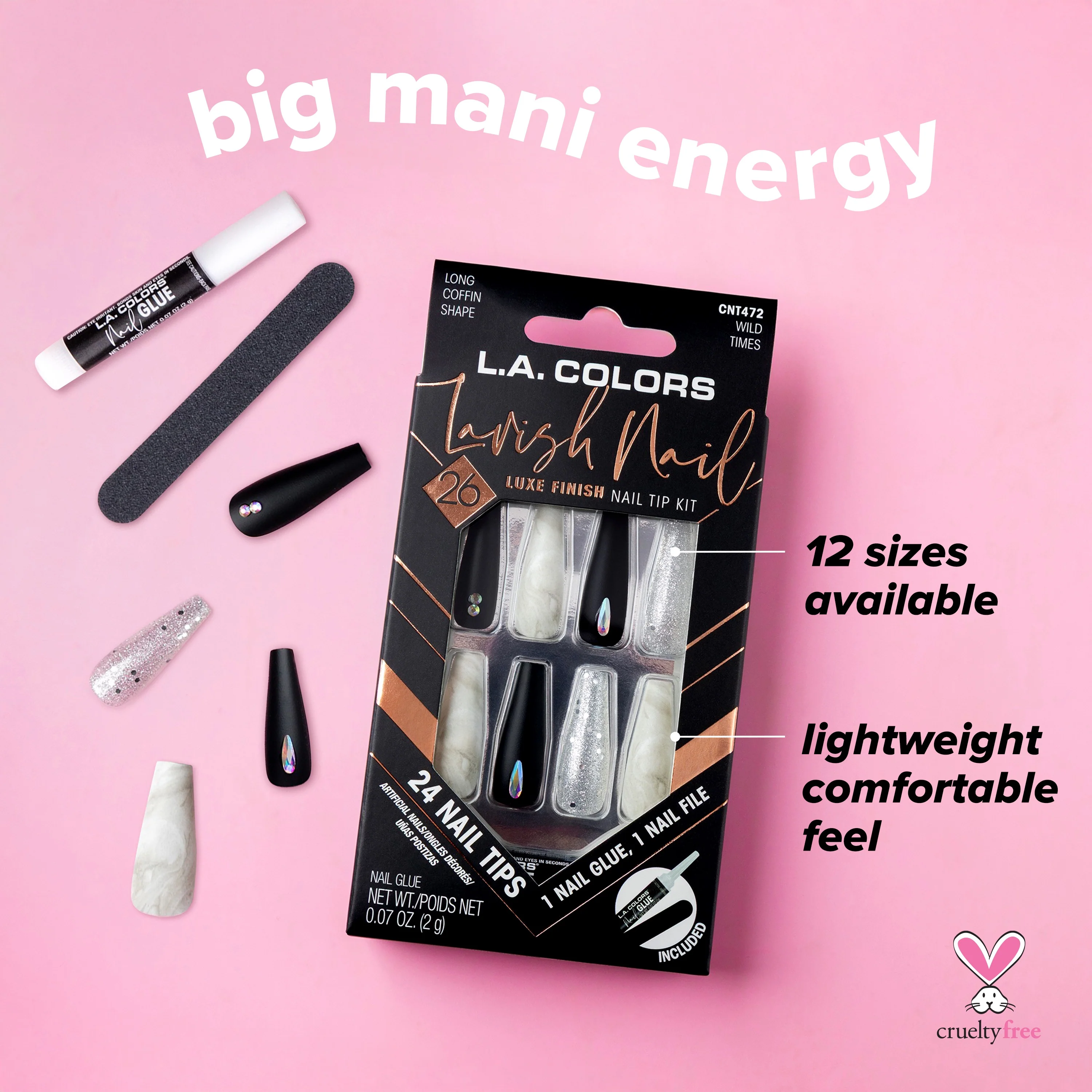 Lavish Nail Luxe Finish Nail Tip Kit (carded) - Image 73