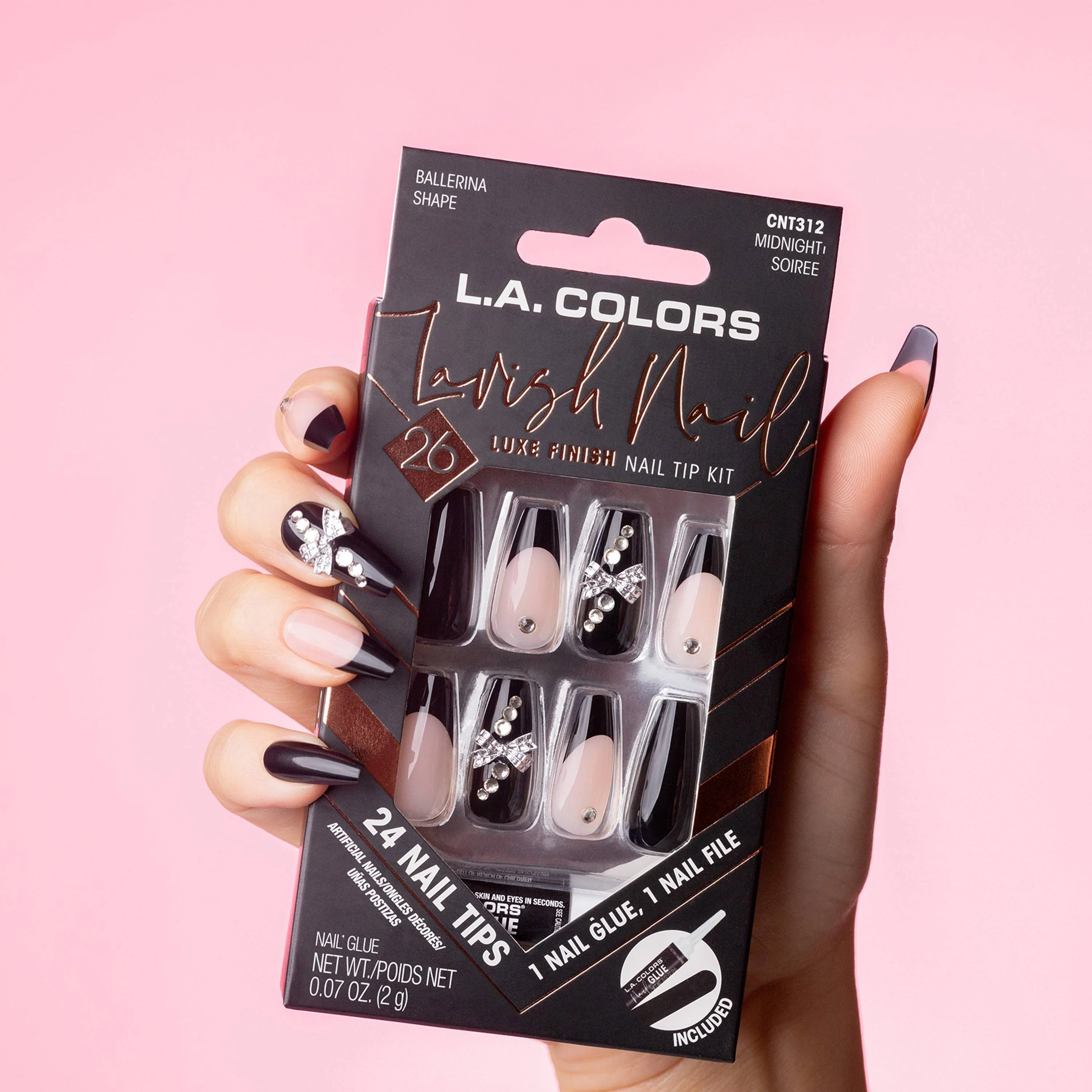 Lavish Nail Luxe Finish Nail Tip Kit (carded) - Image 81