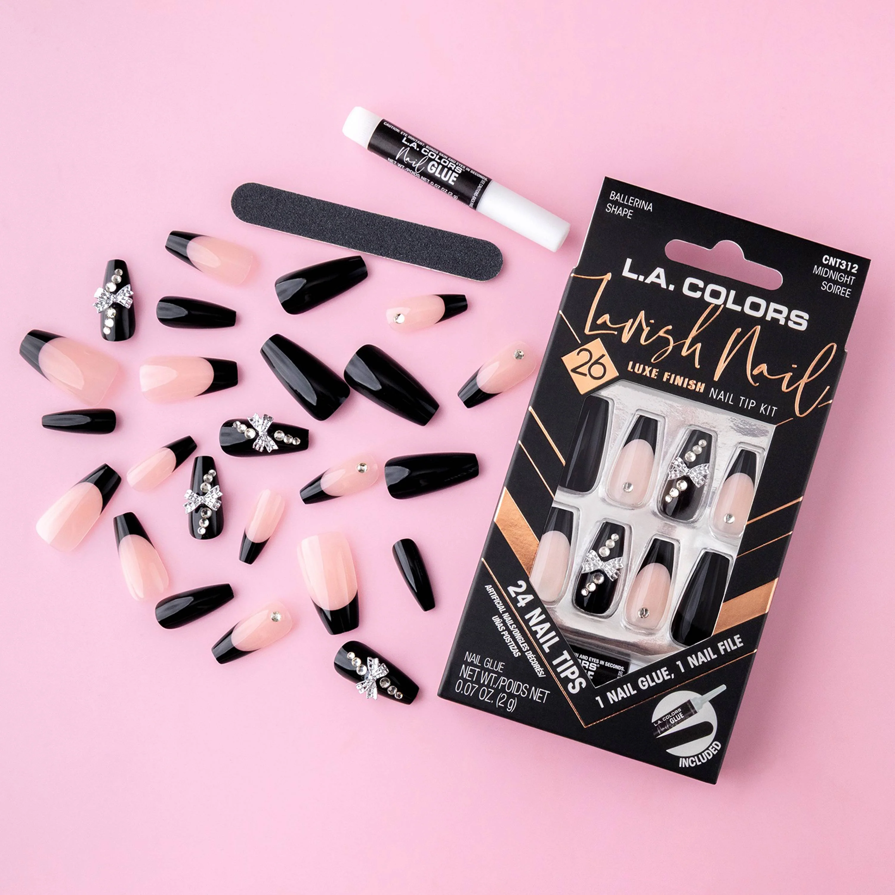 Lavish Nail Luxe Finish Nail Tip Kit (carded) - Image 83
