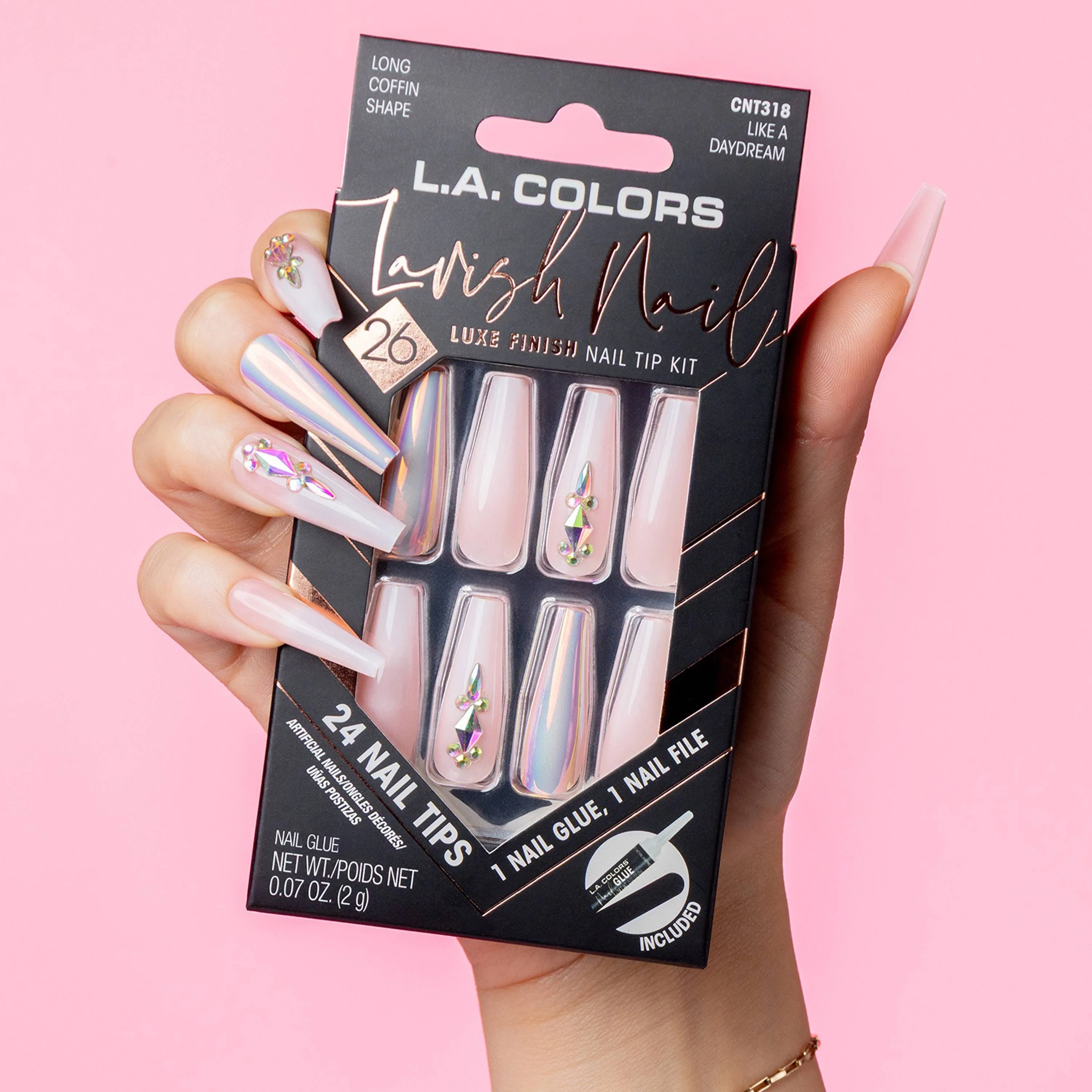 Lavish Nail Luxe Finish Nail Tip Kit (carded) - Image 85