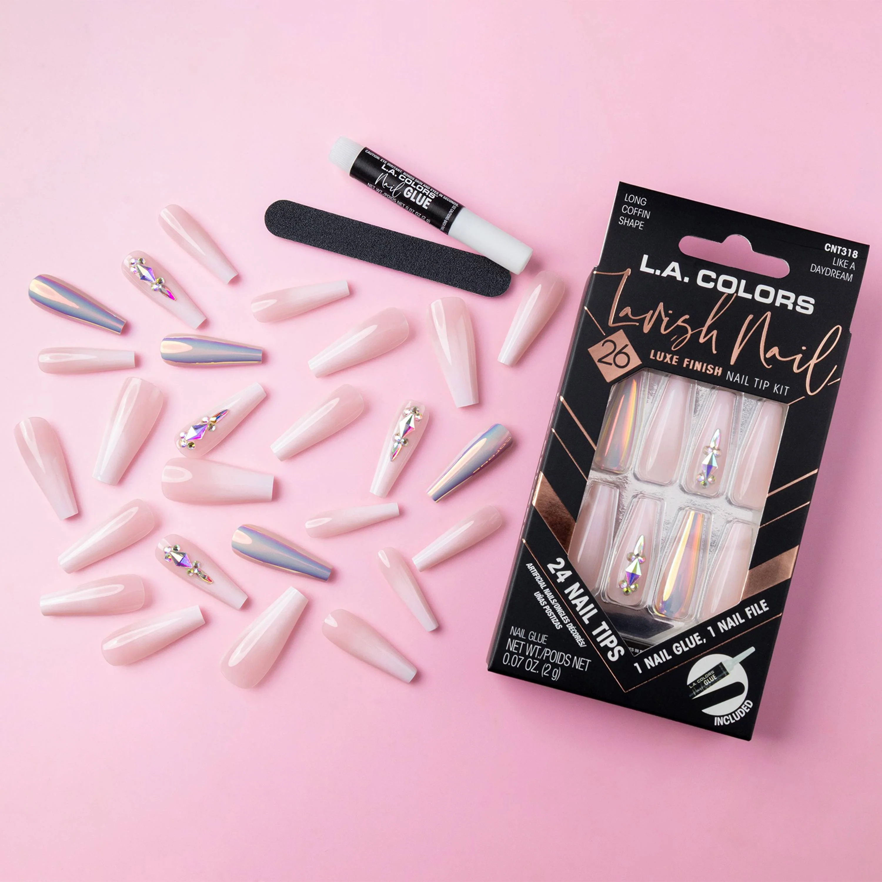 Lavish Nail Luxe Finish Nail Tip Kit (carded) - Image 86