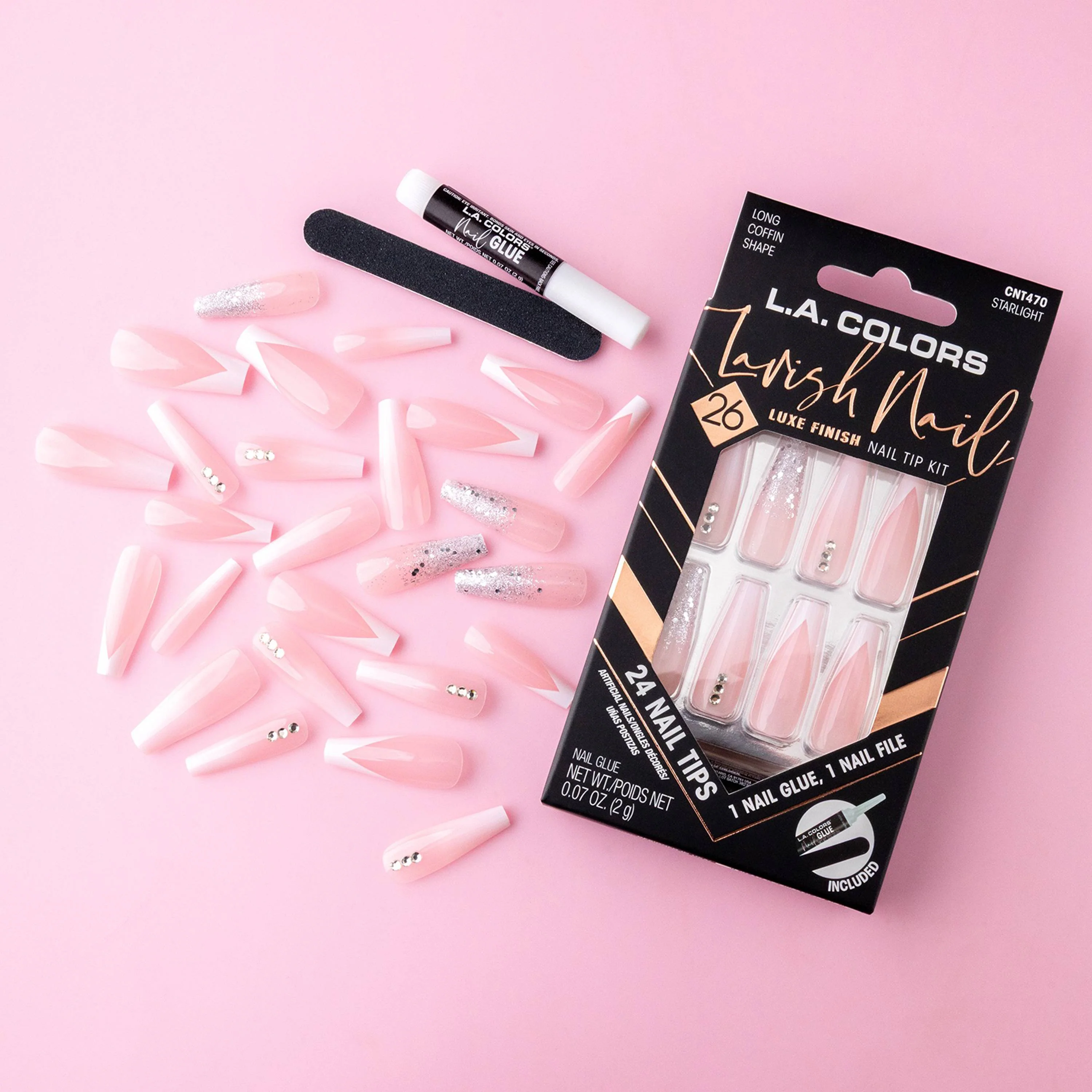 Lavish Nail Luxe Finish Nail Tip Kit (carded) - Image 89