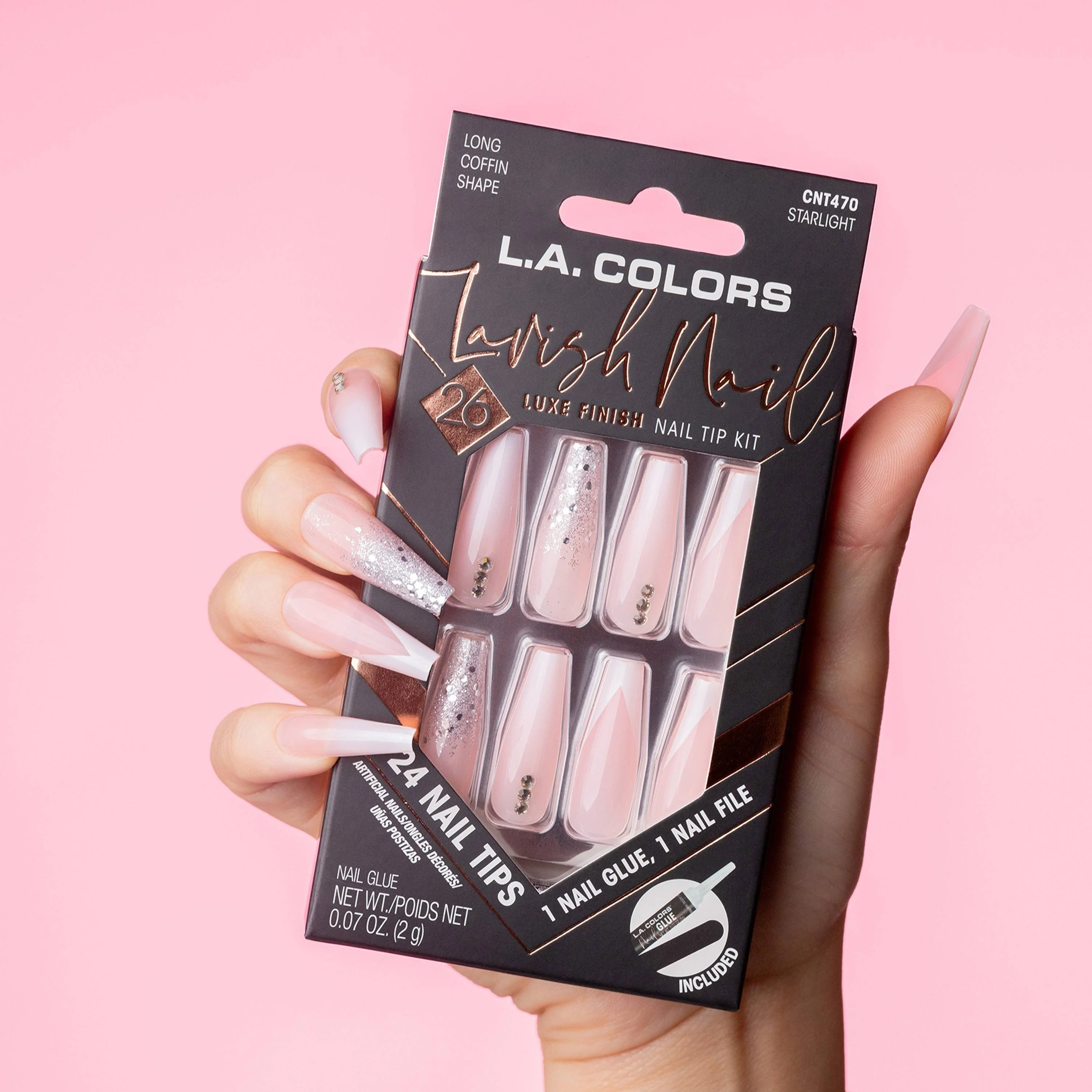 Lavish Nail Luxe Finish Nail Tip Kit (carded) - Image 91