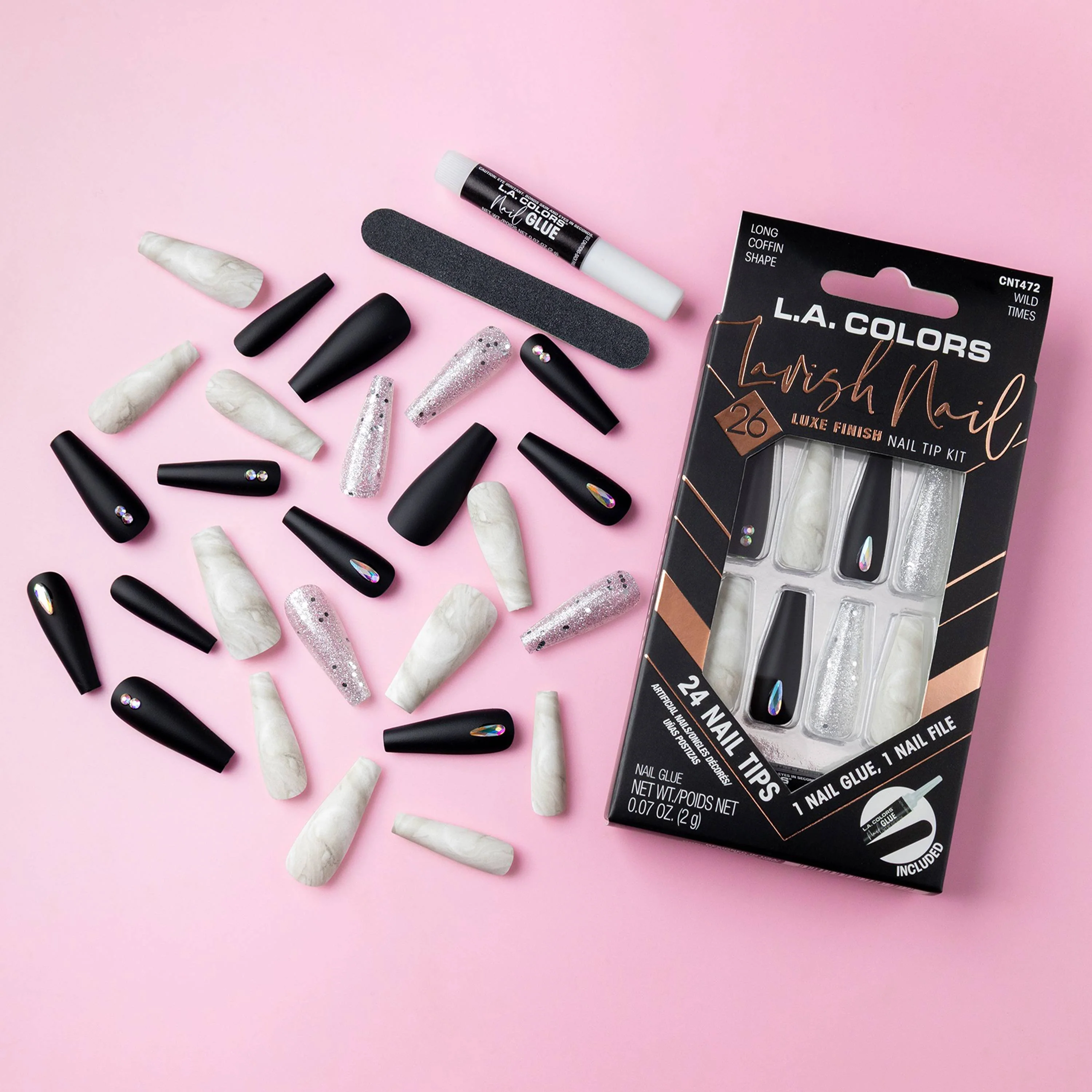 Lavish Nail Luxe Finish Nail Tip Kit (carded) - Image 95