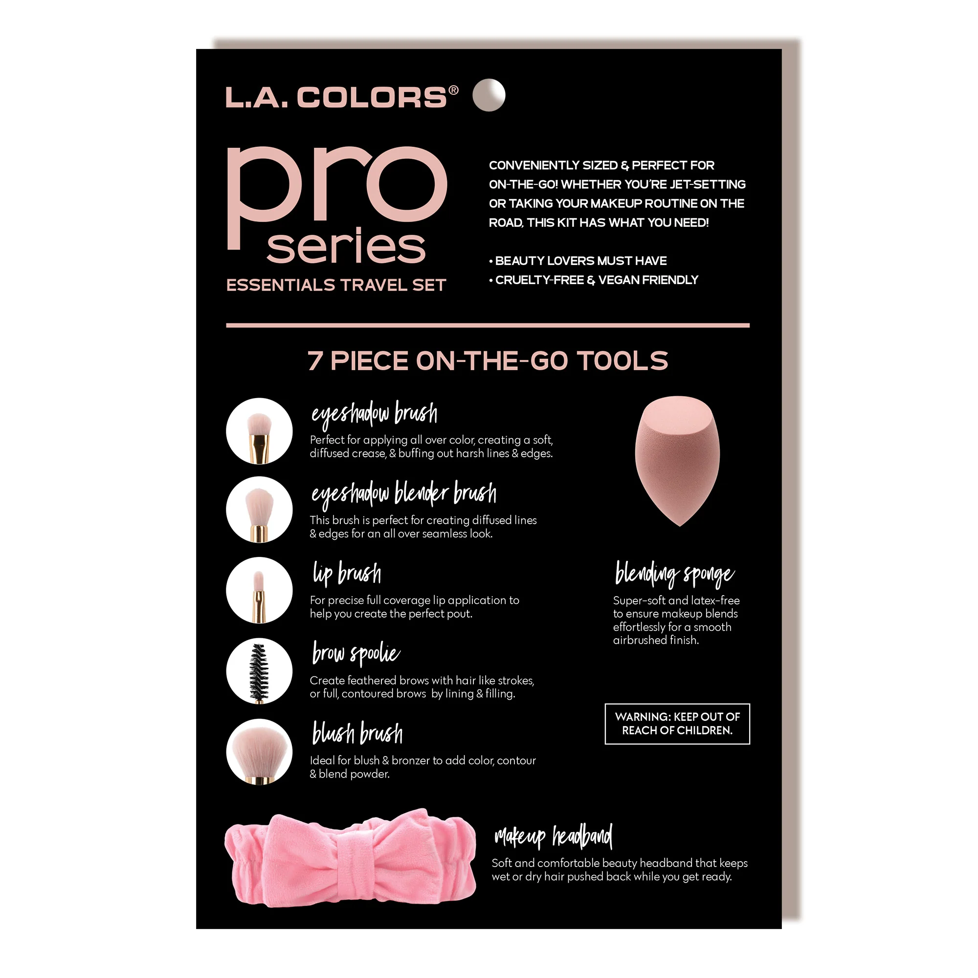 Pro Series - 7pc Essentials Travel Set - Image 3